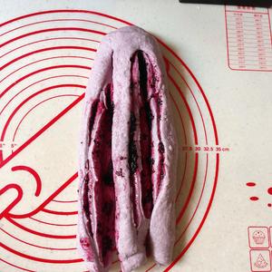 今日份甜蜜|紫米桑葚吐司的做法 步骤6