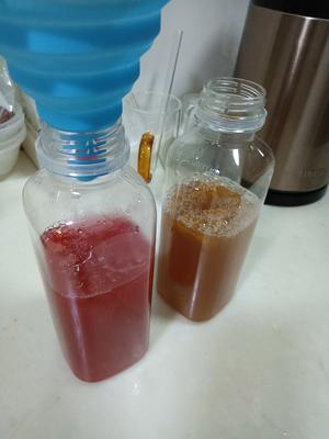 椰椰杨梅荔枝奶冻VS椰椰黄桃乌龙奶冻的做法 步骤7