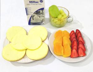 哈密瓜?蛋糕/玫珑蜜瓜蛋糕?/生日蛋糕?的做法 步骤13