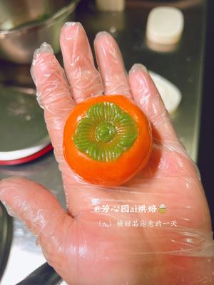 柿子月饼vs好柿花生?的做法 步骤12