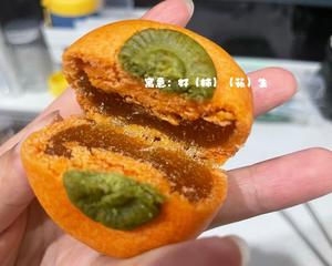 广式月饼：柿子月饼 一起学起来吧 送给朋友闺蜜YYDS 看完你也会做属于你的月饼啦的做法 步骤19