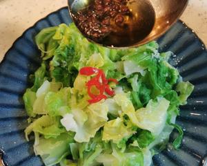 轻食凉拌圆白菜的做法 步骤3