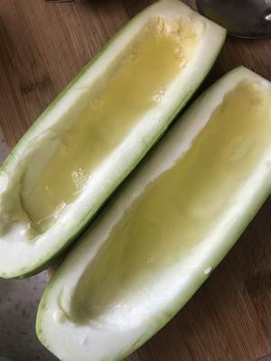 （肉香瓜）西葫芦蒸蛋的做法 步骤1