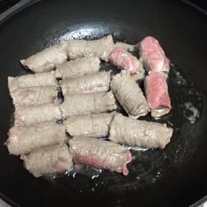 牛蒡牛肉卷的做法 步骤7