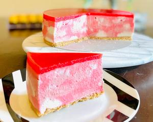 覆盆子慕斯蛋糕(Raspberrymousse cake)的做法 步骤8