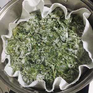 芹菜叶麦饭的做法 步骤23