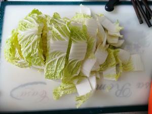 五花肉白菜炖粉条的做法 步骤2