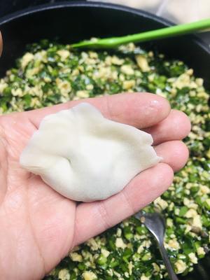 韭菜鸡蛋素饺子（附韭菜不出水绝招）的做法 步骤17