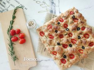 超高颜值天然酵母意大利佛卡夏面包focaccia（附土豆泥版）的做法 步骤11