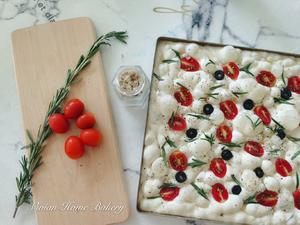 超高颜值天然酵母意大利佛卡夏面包focaccia（附土豆泥版）的做法 步骤9