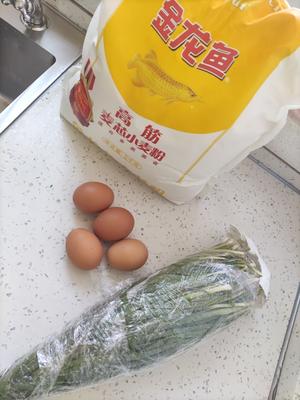 韭菜鸡蛋水饺的做法 步骤1