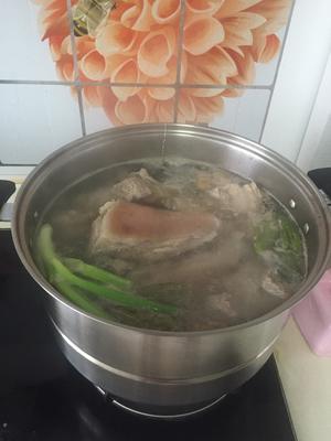 在家也能做的大连特色杀猪菜～萝卜干子炖肉的做法 步骤4