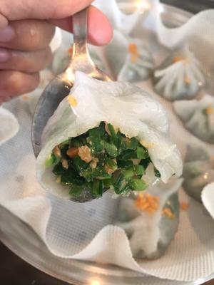 水晶韭菜沙葛菜粿-潮州粉果～适合做水晶饺皮～皮Q又薄，不易破，人人爱吃的做法 步骤16