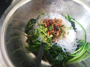 万能凉拌菜料汁（凉拌菠菜粉丝）的做法 步骤5