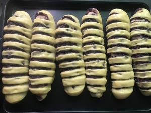 紫薯毛毛虫面包的做法 步骤20