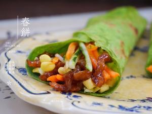 菠菜汁春饼的做法 步骤25