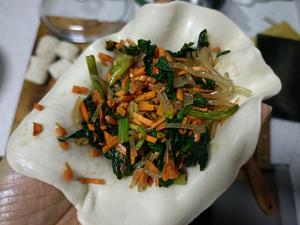 低脂饱腹的菠菜胡萝卜饼的做法 步骤12