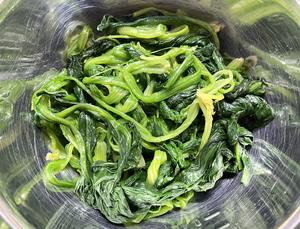 菠菜炒鸡蛋的做法 步骤4