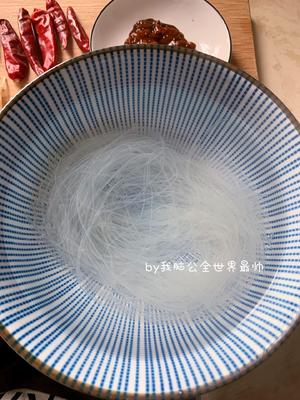 菠菜拌粉丝的做法 步骤2