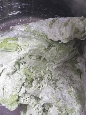 陕西美食之菠菜手擀面的做法 步骤3