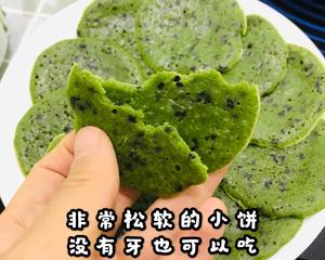 宝宝辅食?【补铁菠菜松饼】的做法 步骤7