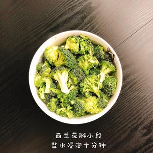 西兰花炒虾仁?的做法 步骤1