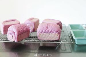 紫薯蜜豆小吐司的做法 步骤13