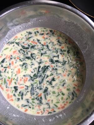 简单快手营养棒༄「菠菜胡萝卜?鸡蛋饼」༄的做法 步骤13