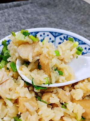 鸡油芋头饭·电饭锅版的做法 步骤11