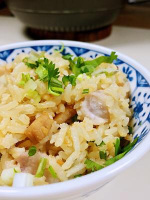 鸡油芋头饭·电饭锅版的做法 步骤10