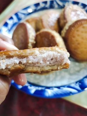 芋泥芋头饼的做法 步骤8