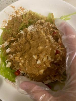 麻将鸡丝拌莴笋的做法 步骤9