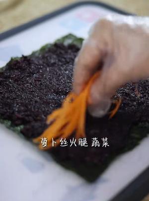 杂粮粘豆包紫米大福 粥 紫米饭团山药水果糕 休闲的做法 步骤28