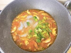 ?虾仁鲜蔬汤，鲜掉眉毛，10分钟搞定‼️的做法 步骤6
