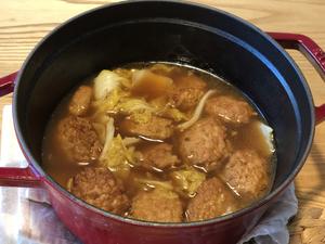 绢豆腐嫩肉圆炖白菜的做法 步骤5