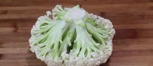 [新手绝不失败]菜花炒肉的做法 步骤1