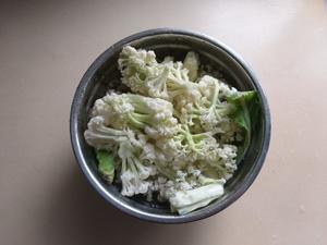 干锅花菜【1月北鼎珐琅锅食谱】的做法 步骤1