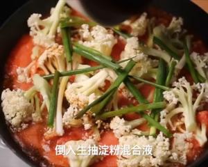 低脂酸辣&好下饭｜印度番茄咖喱炖花椰菜的做法 步骤4