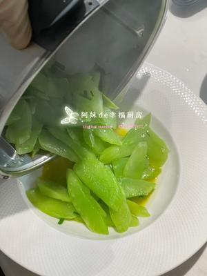 美善品-清炒莴苣的做法 步骤3