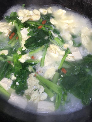 一滴不剩༄「小白菜?豆腐三鲜汤」༄鲜美极了???的做法 步骤9