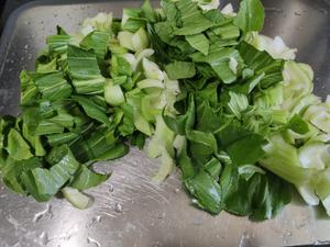 青菜白蟹浆的做法 步骤3