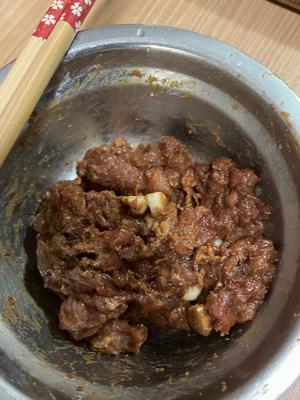 汆肉青菜面（米面、挂面）的做法 步骤8