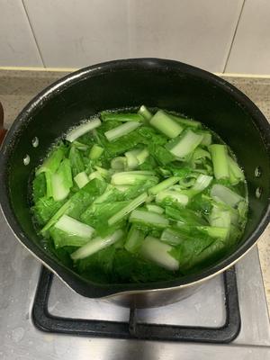 小白菜豆腐粉条的做法 步骤3