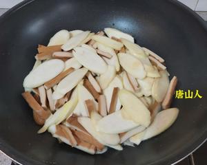 简单快手菜系列之茭白笋炒香干(豆干)的做法 步骤6