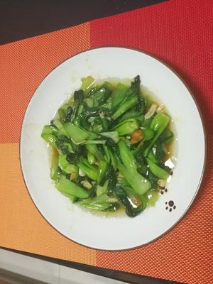 减肥养生菜清炒小油菜的做法 步骤9