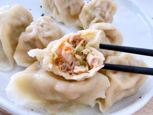 韭黄三鲜饺子，鲜味十足又容易操作的做法 步骤10