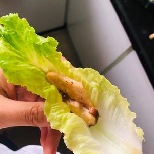 生菜包鸡胸肉的做法 步骤9