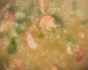 鲜虾生菜砂锅粥 鲜得来的做法 步骤8