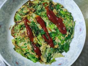 生菜鸡蛋饼的做法 步骤8