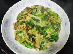 生菜鸡蛋饼的做法 步骤7